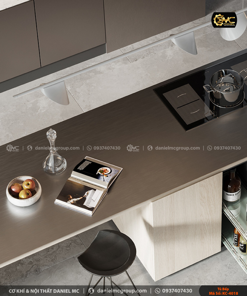 Tủ bếp đẹp KC-4018 Tủ bếp đẹp KC-4018