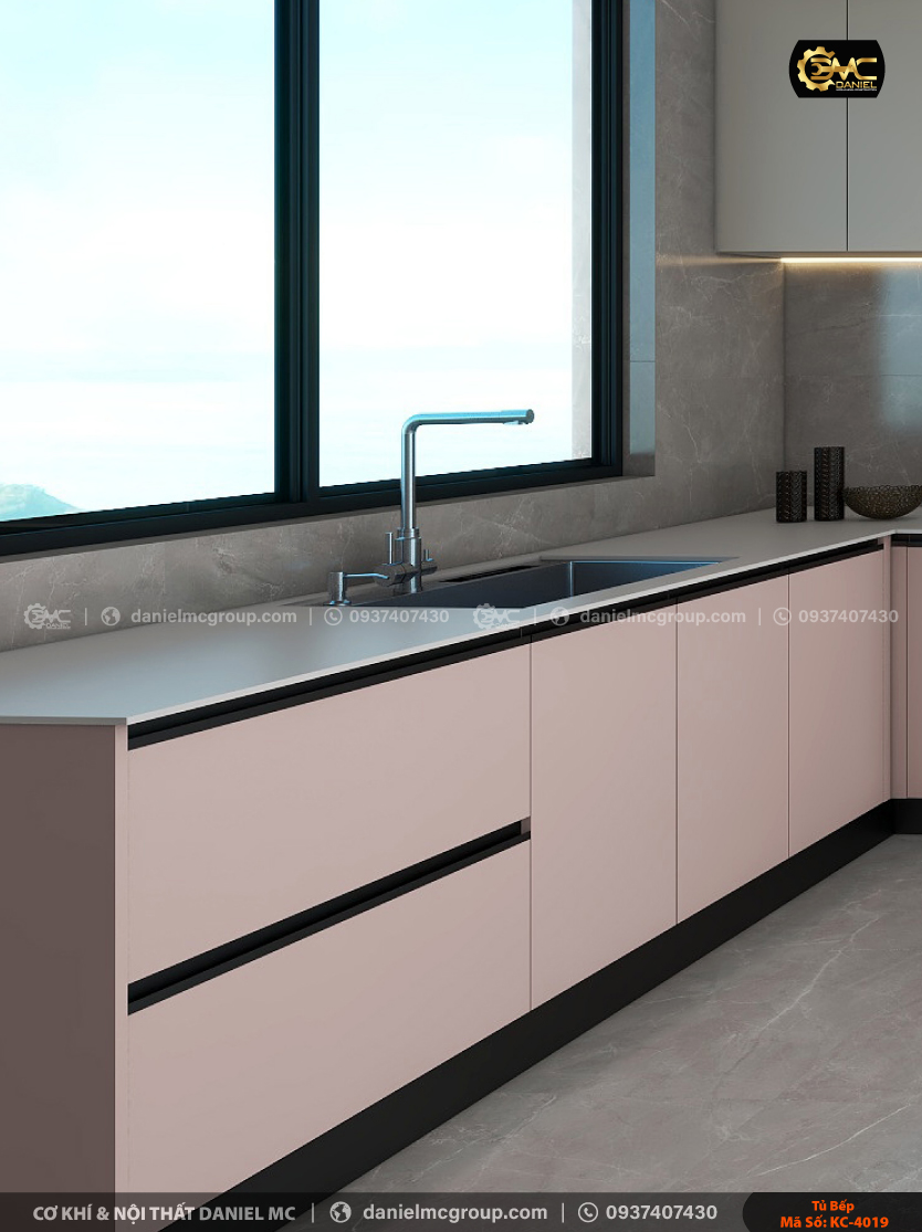 Tủ bếp đẹp KC-4019 Tủ bếp đẹp KC-4019