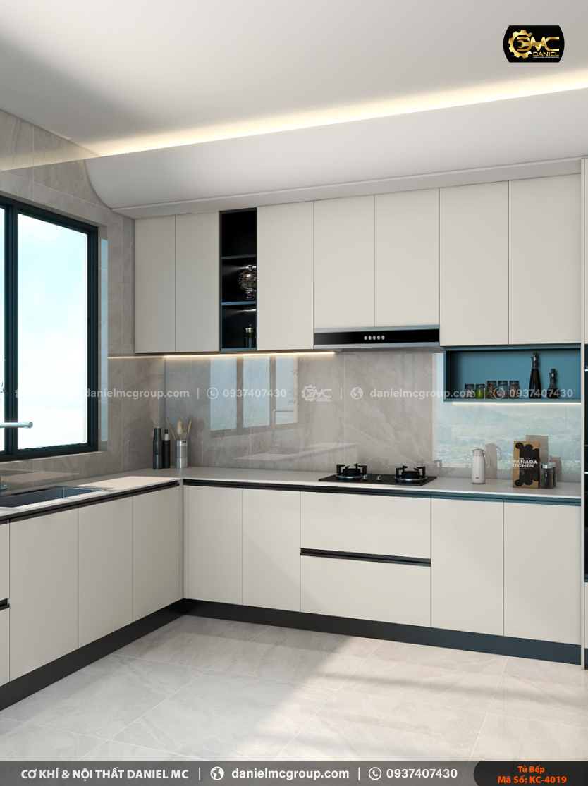 Tủ bếp đẹp KC-4019 Tủ bếp đẹp KC-4019