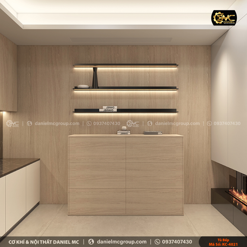 Tủ bếp đẹp KC-4021 Tủ bếp đẹp KC-4021