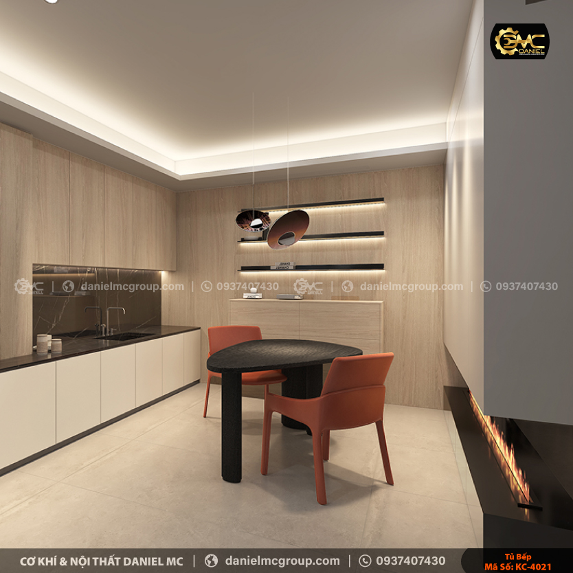 Tủ bếp đẹp KC-4021 Tủ bếp đẹp KC-4021