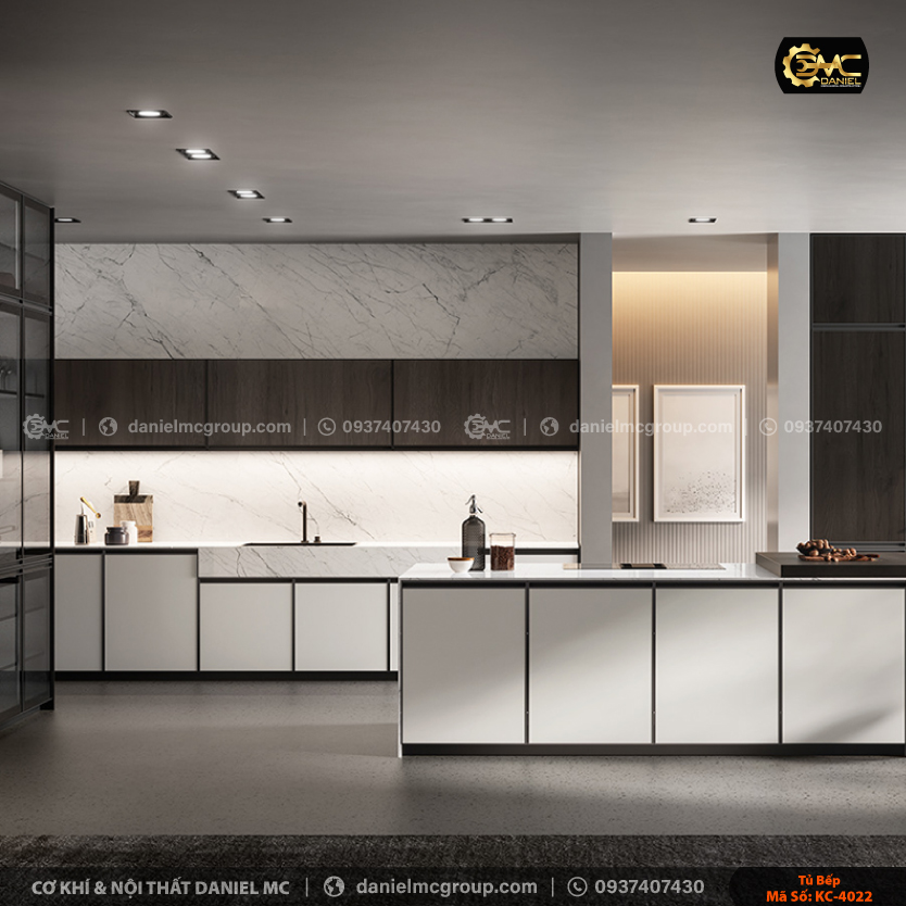 Tủ bếp đẹp KC-4022 Tủ bếp đẹp KC-4022