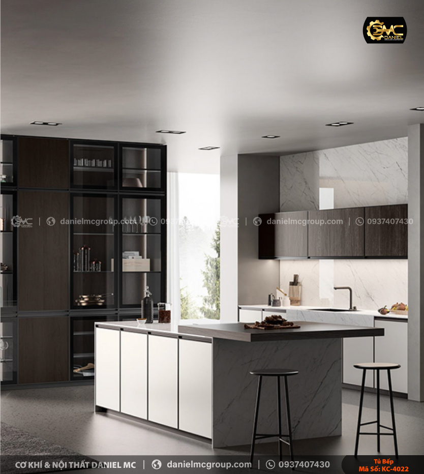 Tủ bếp đẹp KC-4022 Tủ bếp đẹp KC-4022