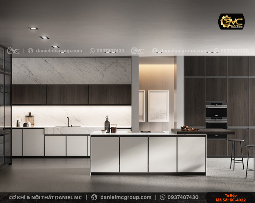 Tủ bếp đẹp KC-4022 Tủ bếp đẹp KC-4022
