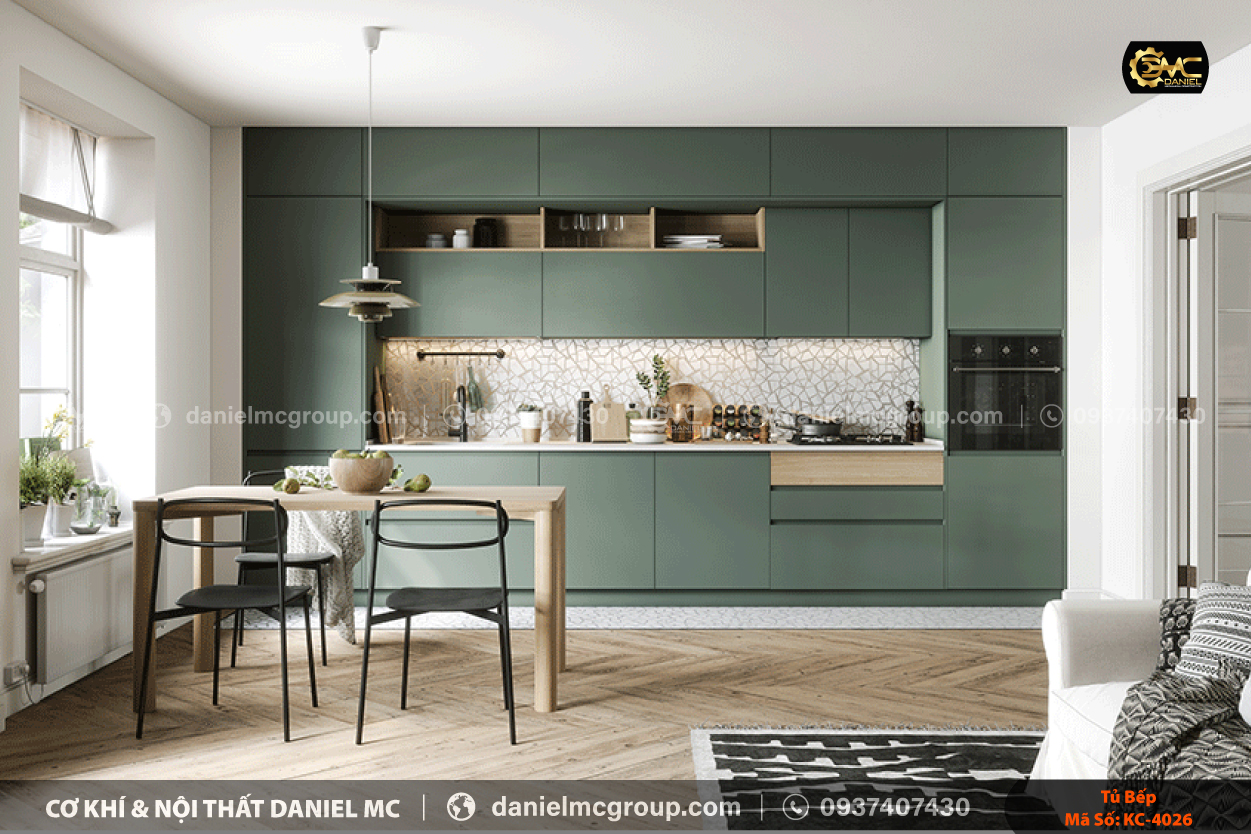 Tủ bếp đẹp KC-4026 Tủ bếp đẹp KC-4026