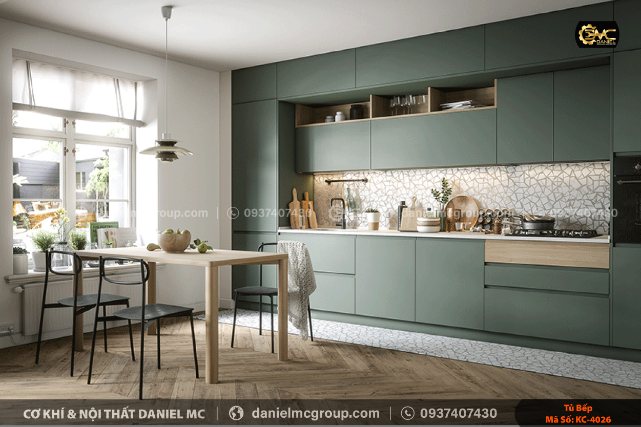 Tủ bếp đẹp KC-4026 Tủ bếp đẹp KC-4026