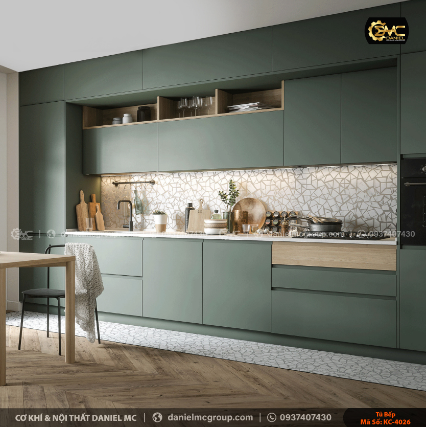 Tủ bếp đẹp KC-4026 Tủ bếp đẹp KC-4026