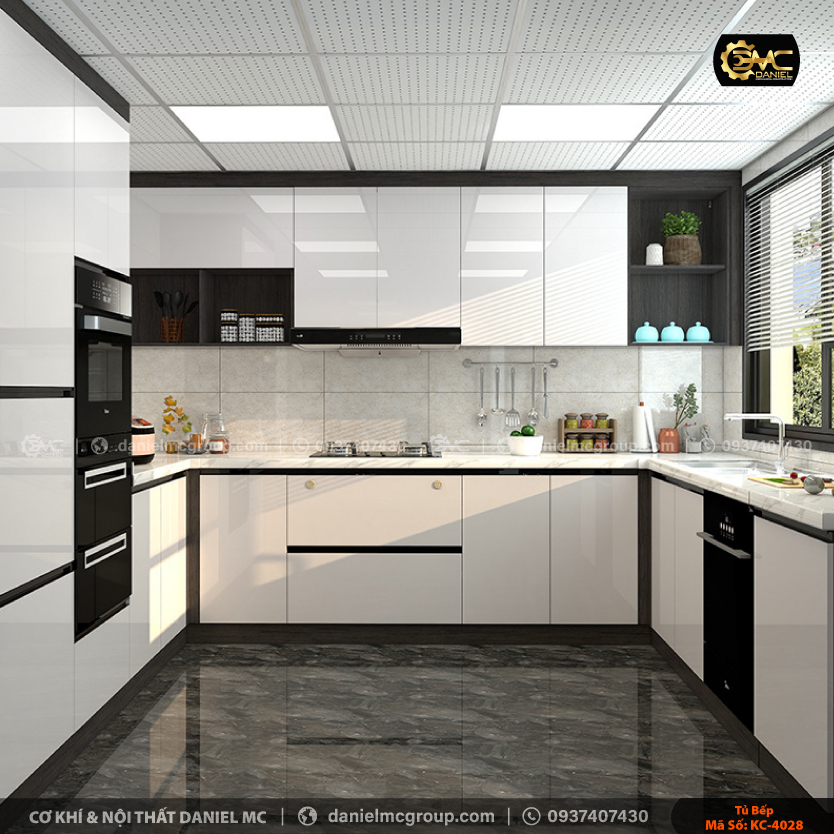 Tủ bếp đẹp KC-4028 Tủ bếp đẹp KC-4028