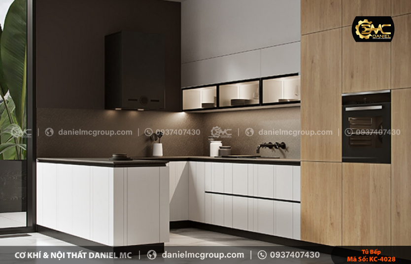 Tủ bếp đẹp KC-4028 Tủ bếp đẹp KC-4028
