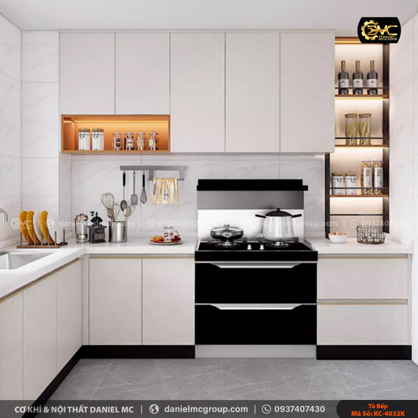 Tủ bếp đẹp KC-4032 Tủ bếp đẹp KC-4032