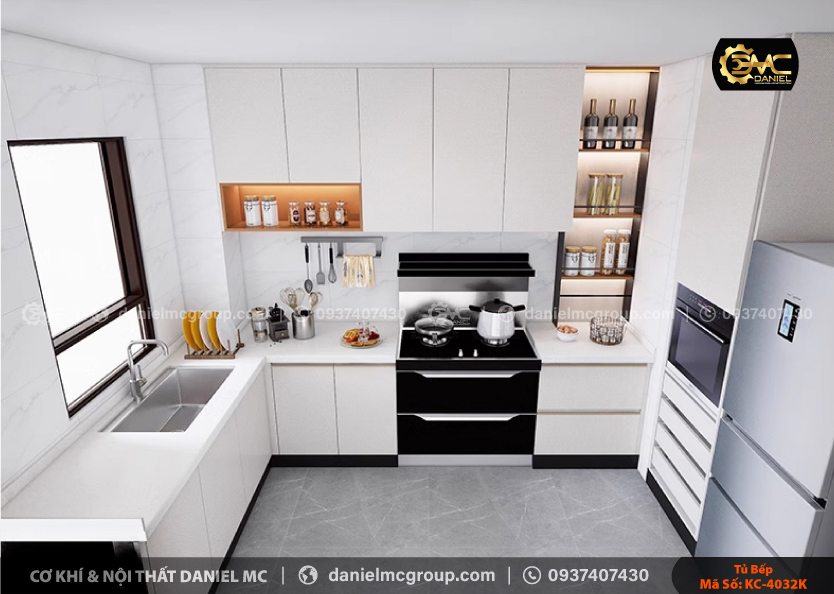 Tủ bếp đẹp KC-4032 Tủ bếp đẹp KC-4032