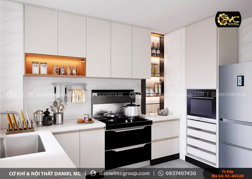 Tủ bếp đẹp KC-4032 Tủ bếp đẹp KC-4032