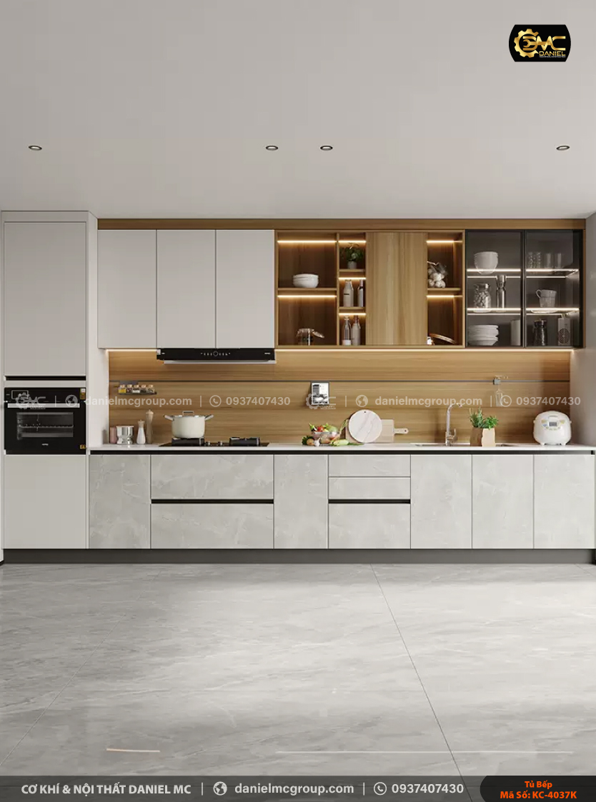 Tủ bếp đẹp KC-4037 Tủ bếp đẹp KC-4037