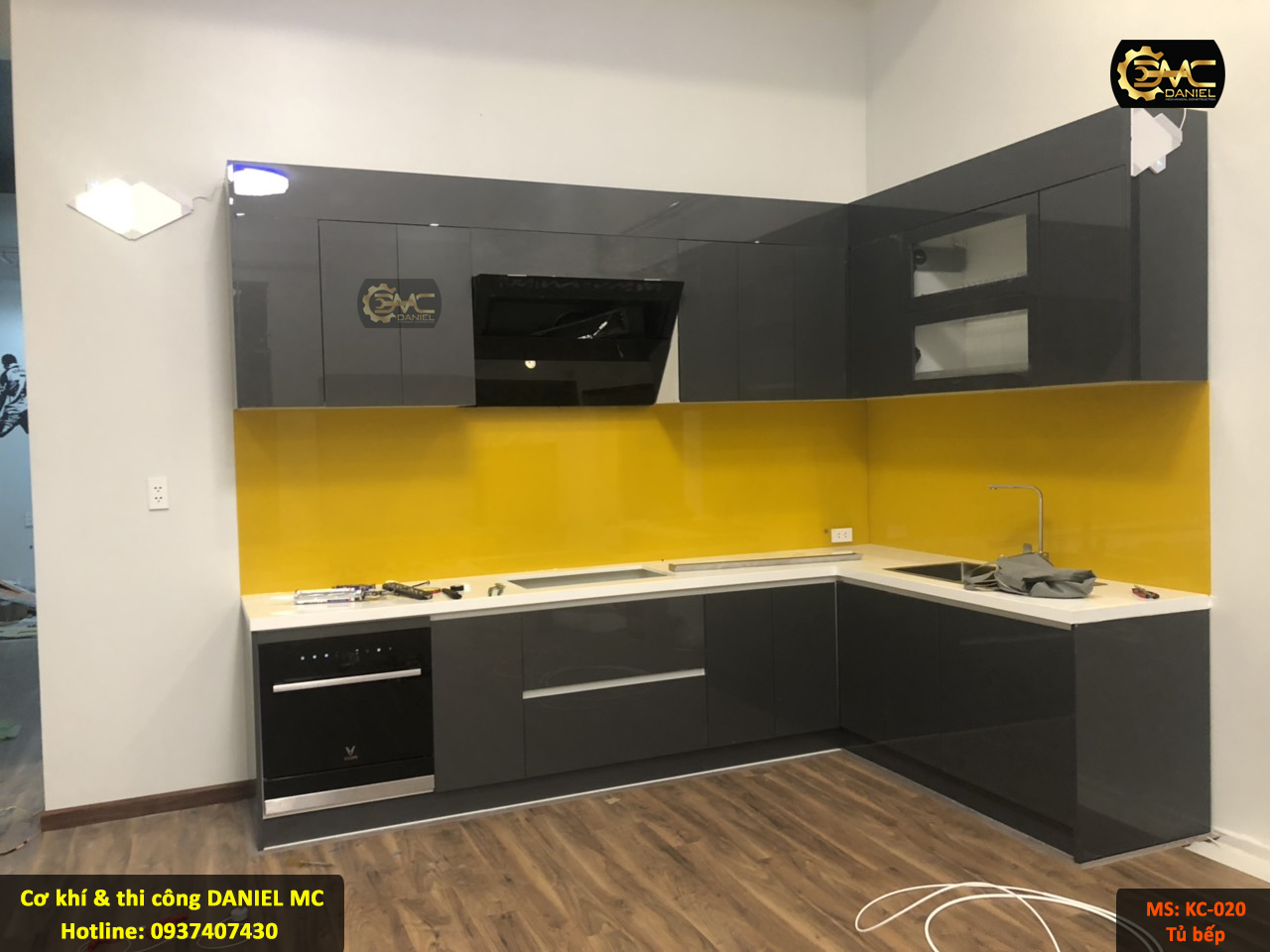 Thi công tủ bếp KC20 Thi công tủ bếp KC20