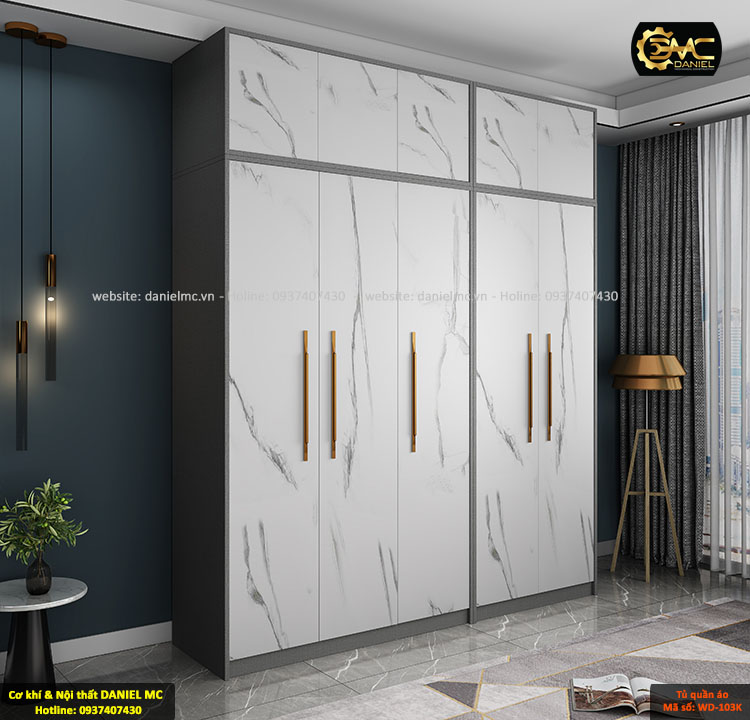 Tủ quần áo cánh kính WD-103K Tủ quần áo cánh kính WD-103K