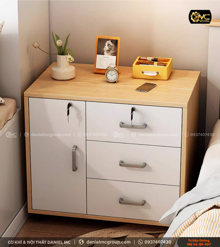 Tủ đầu giường BF-407 Tủ đầu giường BF-407