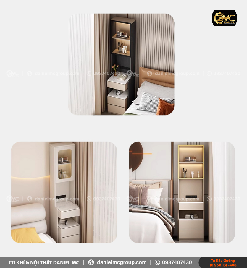Tủ đầu giường BF-408 Tủ đầu giường BF-408