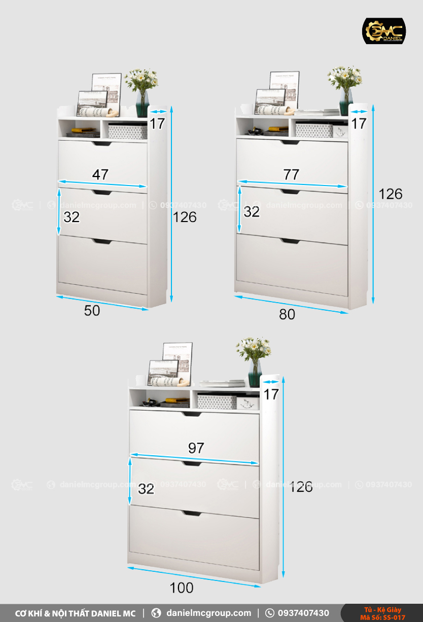 Tủ giày SS-017 Tủ giày SS-017