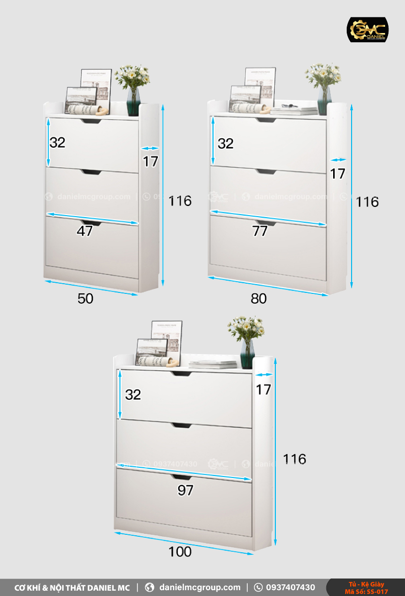 Tủ giày SS-017 Tủ giày SS-017
