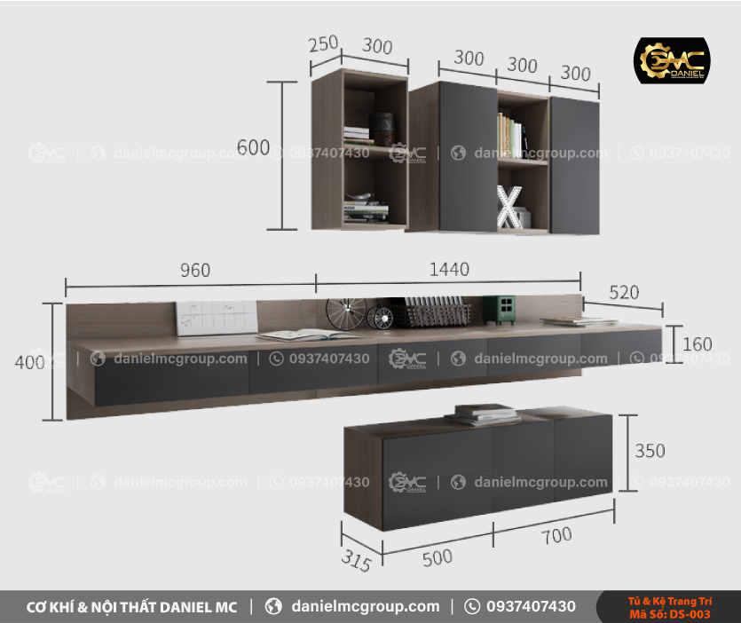 Kệ trang trí DS-003 Kệ trang trí DS-003