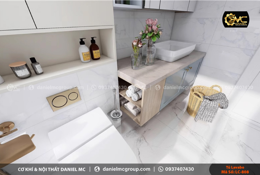 Tủ lavabo LC-808 Tủ lavabo LC-808