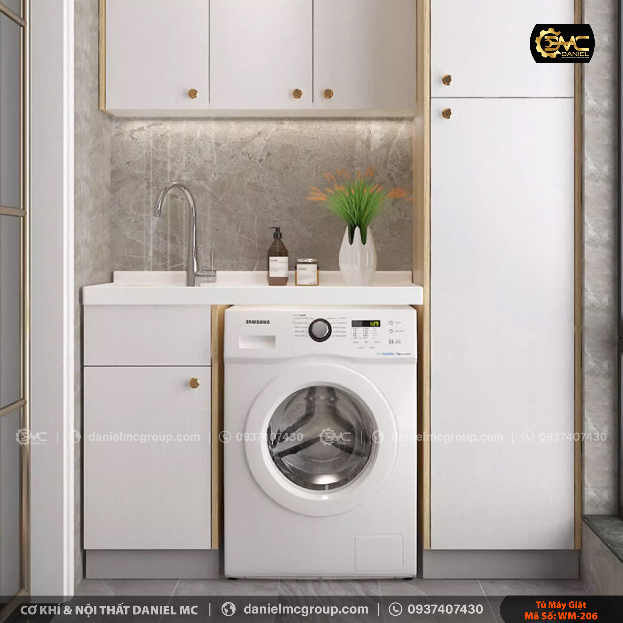 Tủ máy giặt WM-206 Tủ máy giặt WM-206