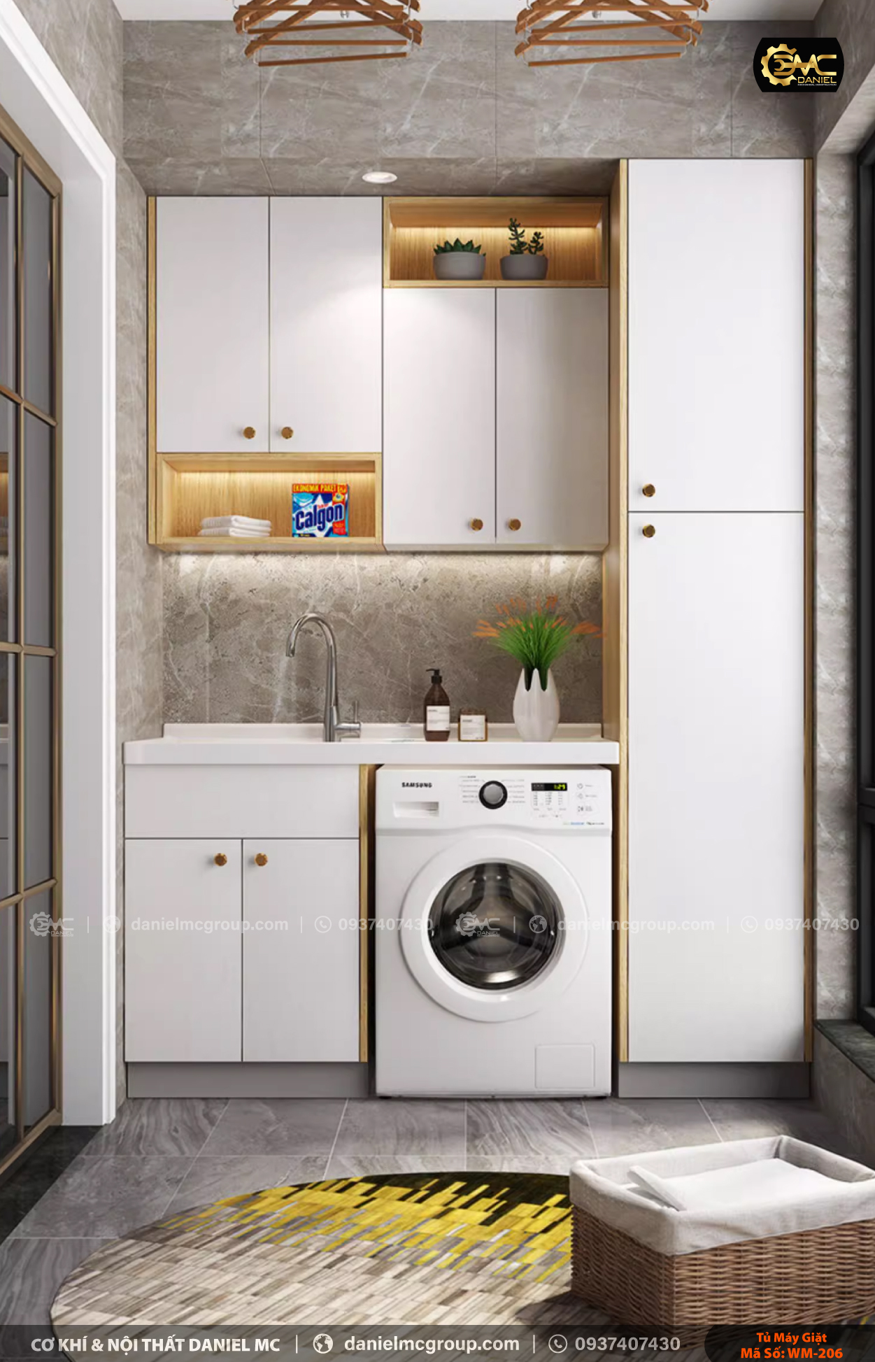 Tủ máy giặt WM-206 Tủ máy giặt WM-206