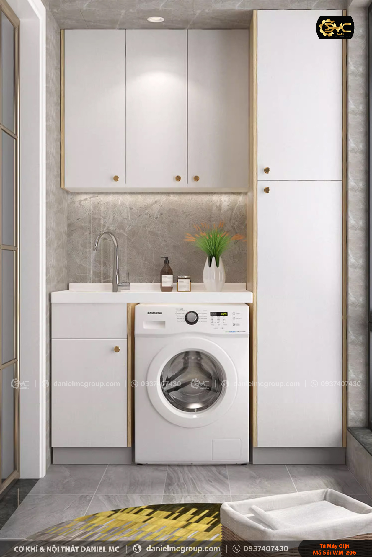 Tủ máy giặt WM-206 Tủ máy giặt WM-206