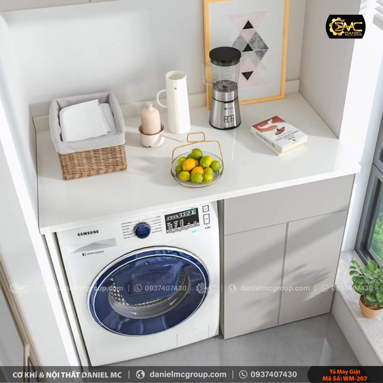 Tủ máy giặt WM-207 Tủ máy giặt WM-207