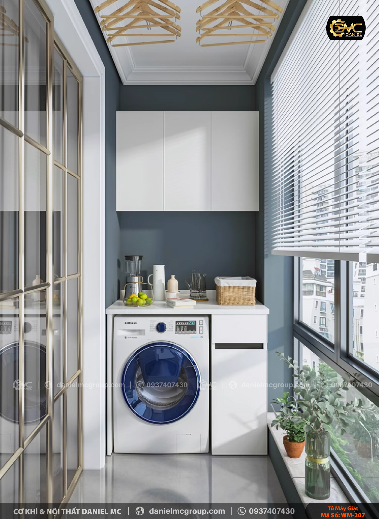 Tủ máy giặt WM-207 Tủ máy giặt WM-207