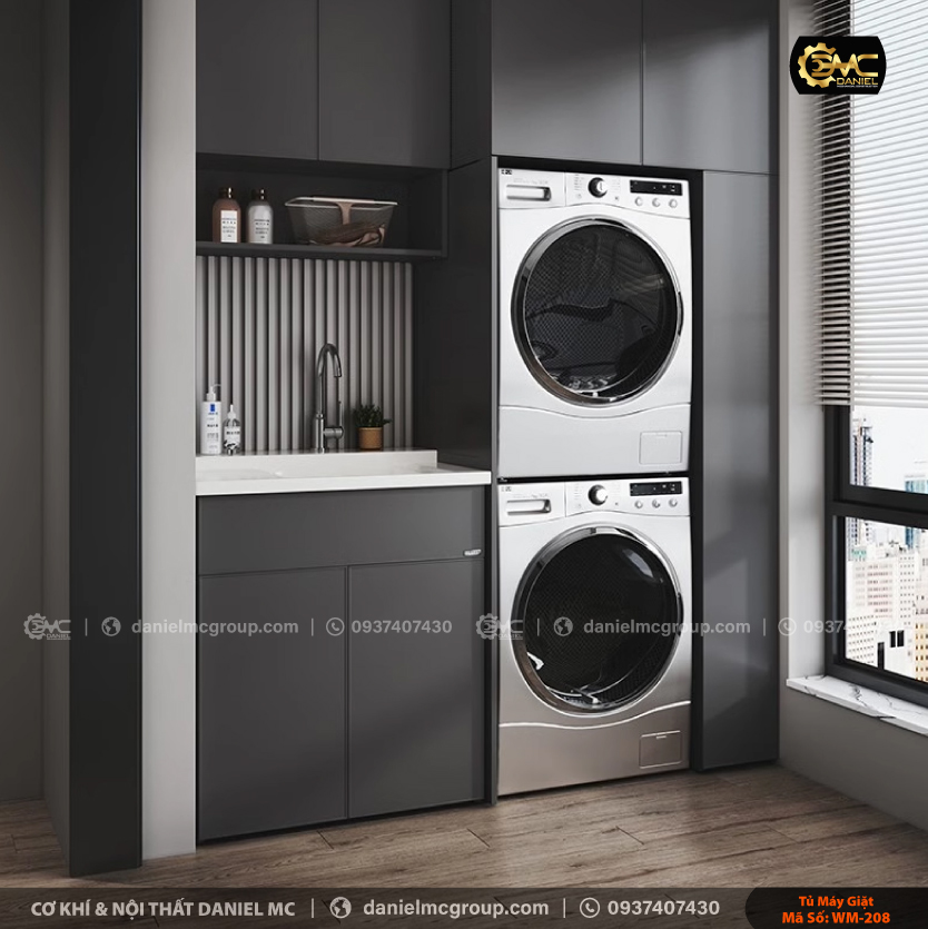 Tủ máy giặt WM-208 Tủ máy giặt WM-208