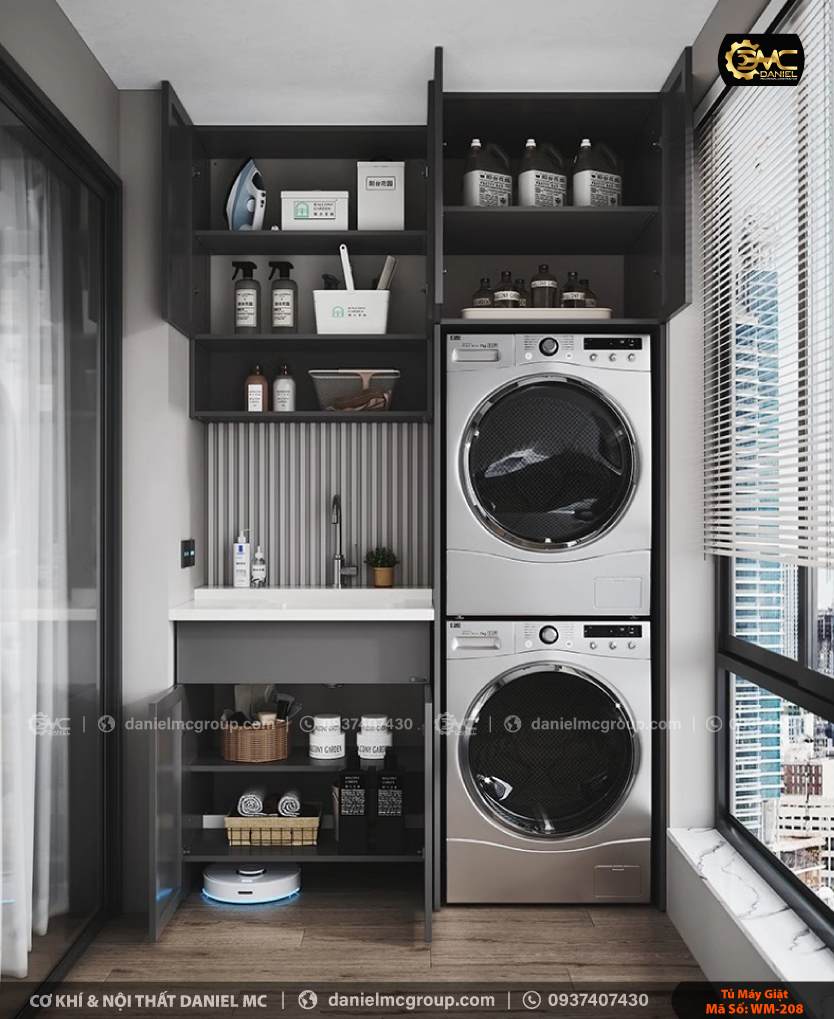 Tủ máy giặt WM-208 Tủ máy giặt WM-208