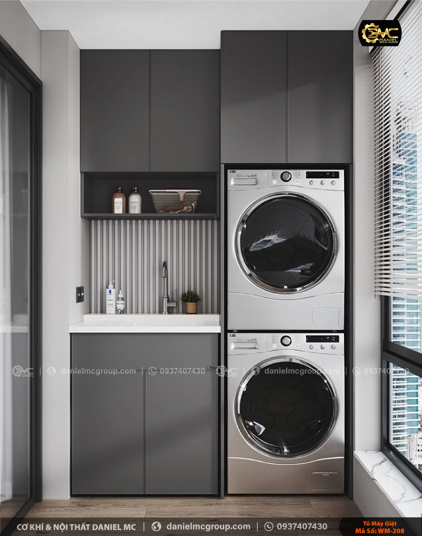 Tủ máy giặt WM-208 Tủ máy giặt WM-208