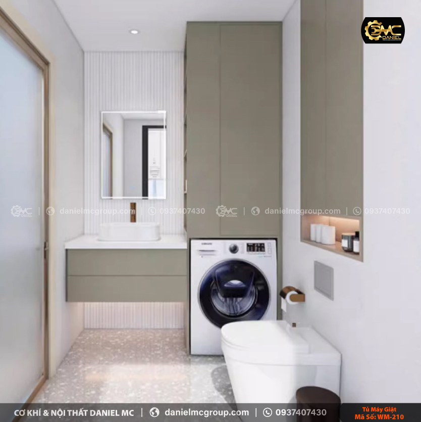 Tủ máy giặt WM-210 Tủ máy giặt WM-210