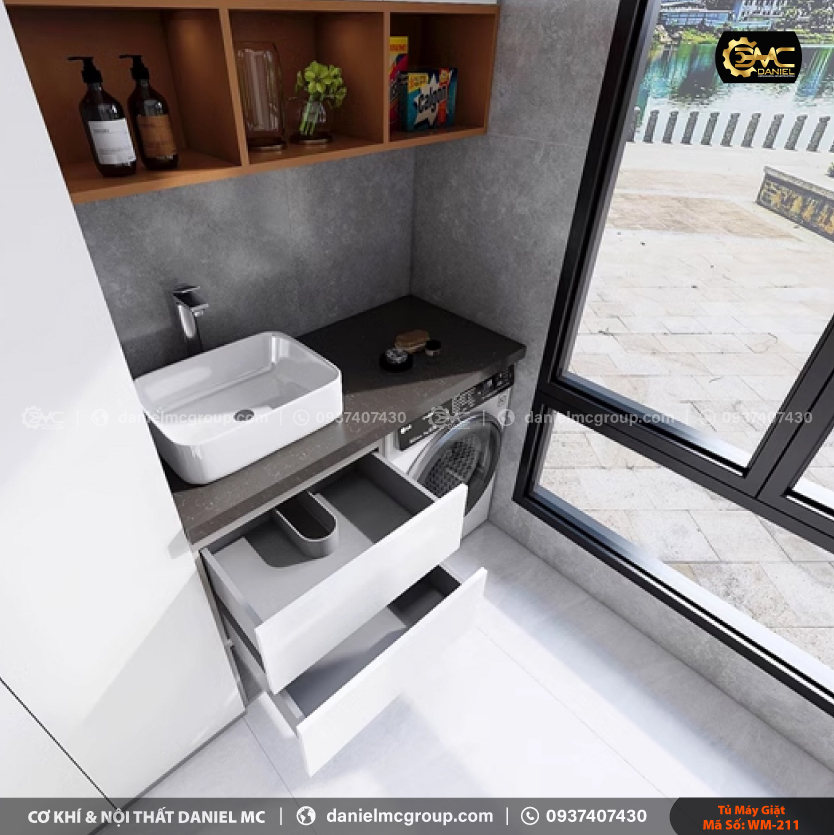 Tủ máy giặt WM-211 Tủ máy giặt WM-211
