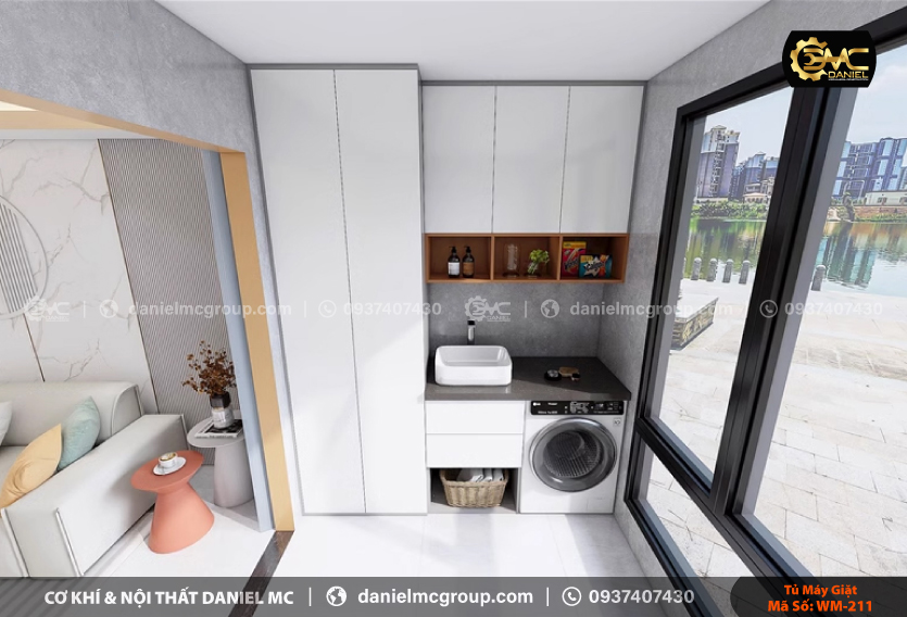 Tủ máy giặt WM-211 Tủ máy giặt WM-211