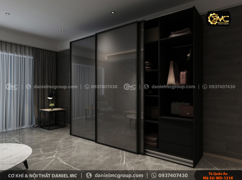 Tủ áo cánh kính WD-121K Tủ áo cánh kính WD-121K