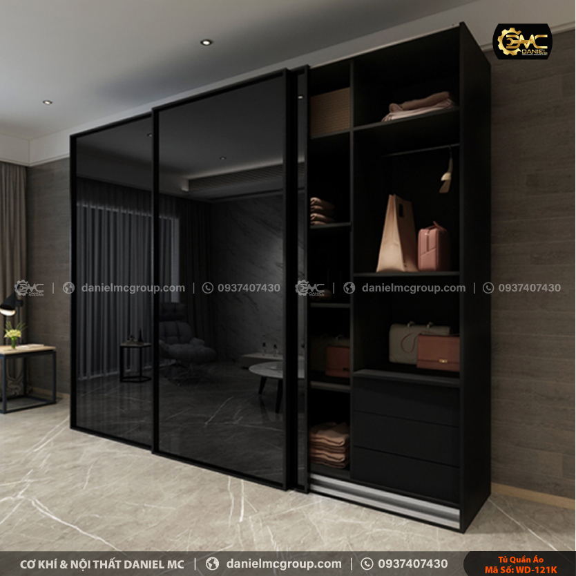 Tủ áo cánh kính WD-121K Tủ áo cánh kính WD-121K