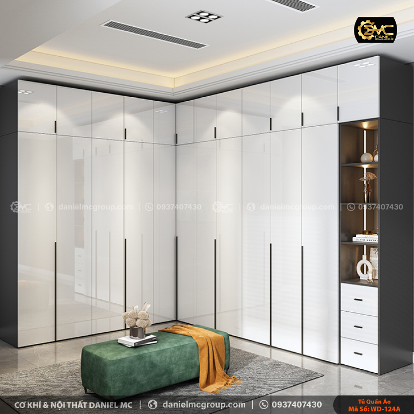 Tủ quần áo Acrylic WD-124A Tủ quần áo Acrylic WD-124A