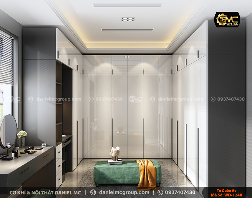 Tủ quần áo Acrylic WD-124A Tủ quần áo Acrylic WD-124A