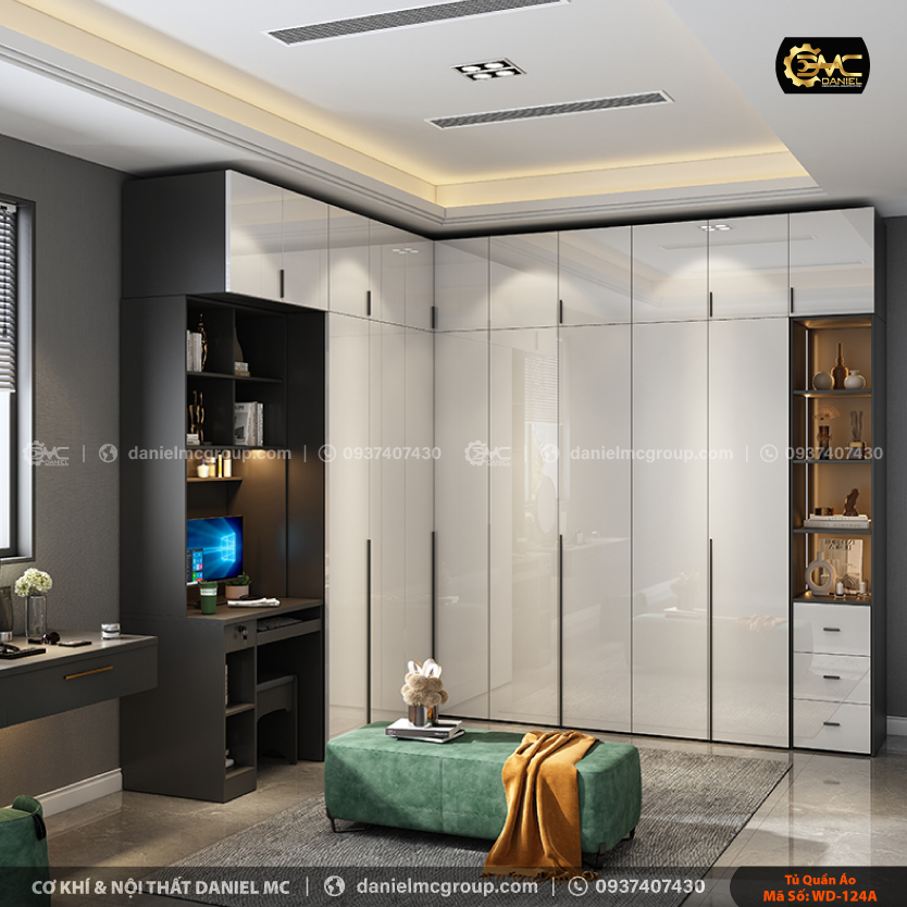 Tủ quần áo Acrylic WD-124A Tủ quần áo Acrylic WD-124A