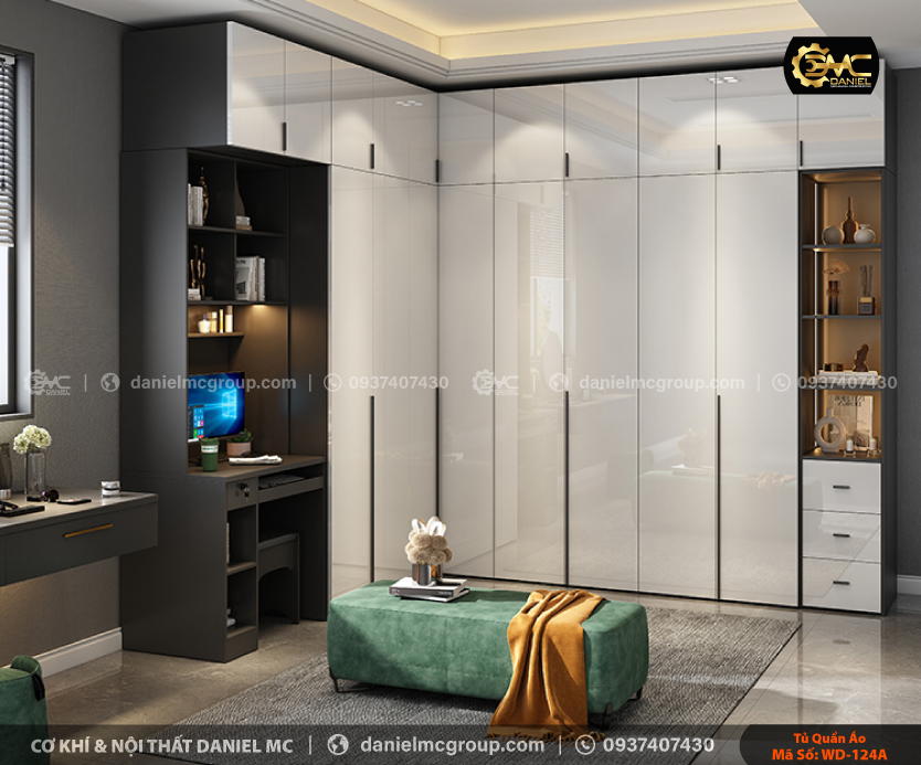 Tủ quần áo Acrylic WD-124A Tủ quần áo Acrylic WD-124A