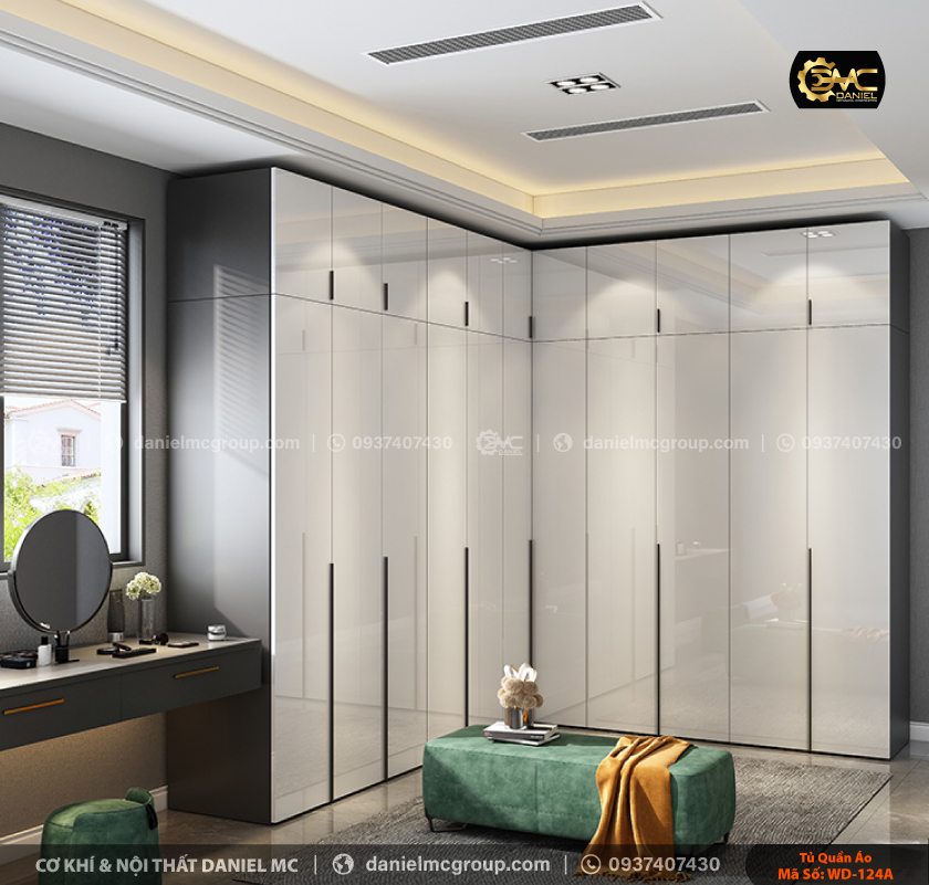 Tủ quần áo Acrylic WD-124A Tủ quần áo Acrylic WD-124A