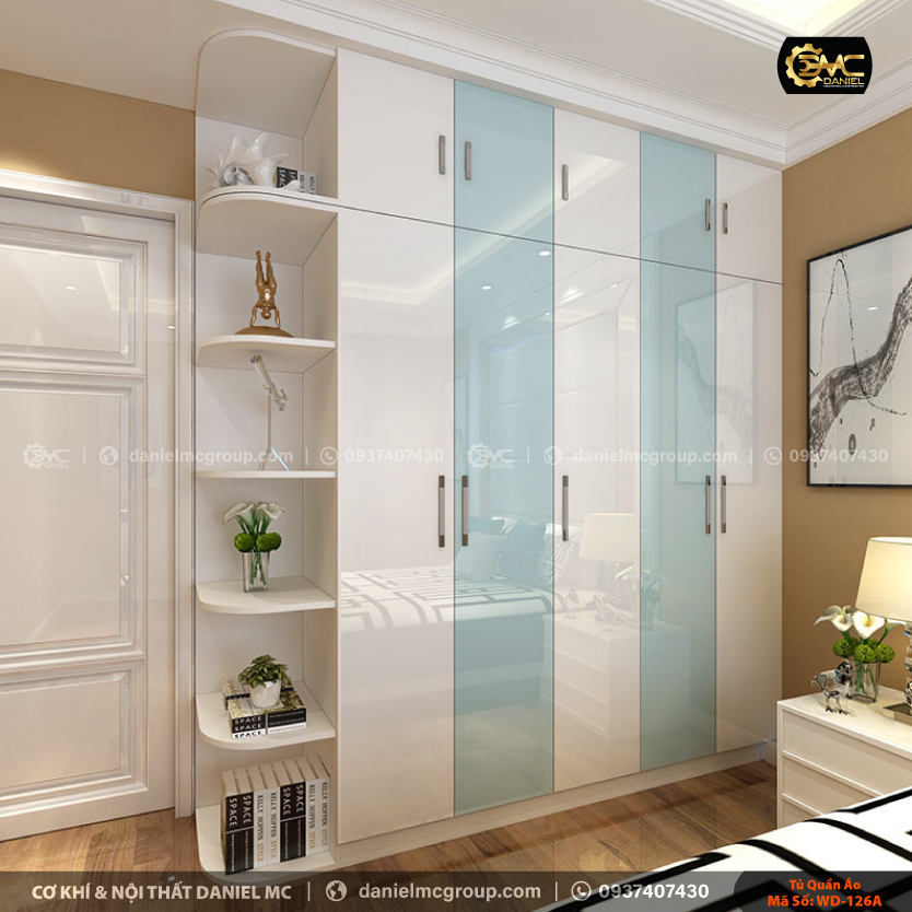 Tủ quần áo Acrylic WD-126A Tủ quần áo Acrylic WD-126A