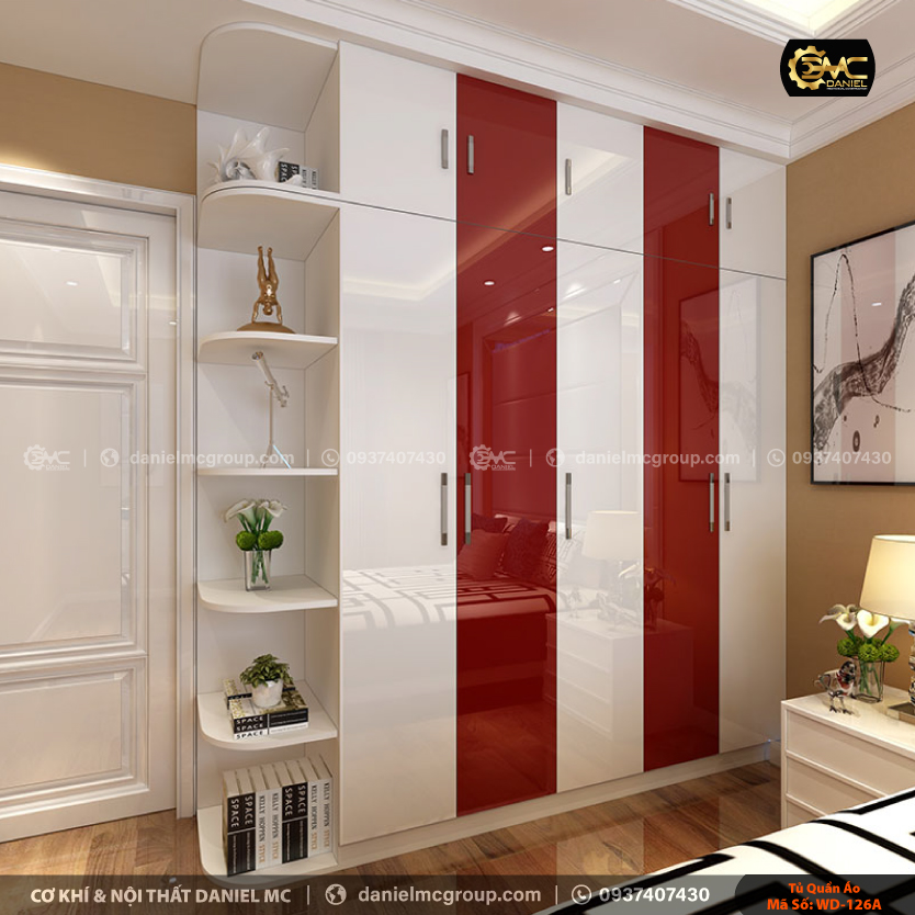 Tủ quần áo Acrylic WD-126A Tủ quần áo Acrylic WD-126A