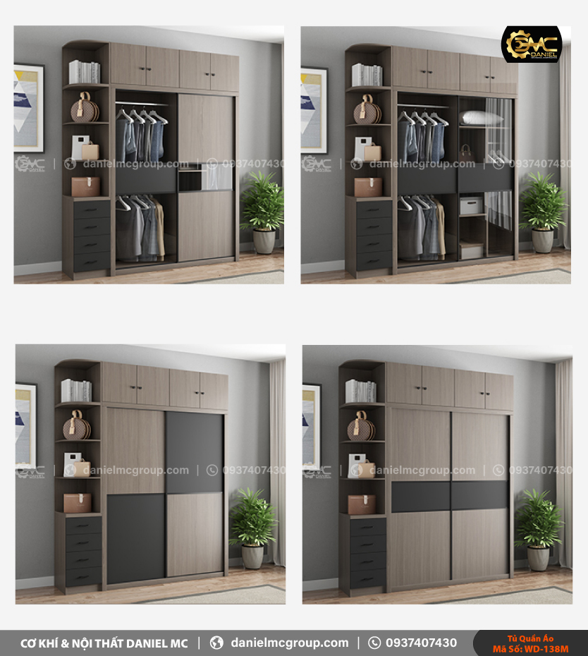 Tủ quần áo WD-138M Tủ quần áo WD-138M