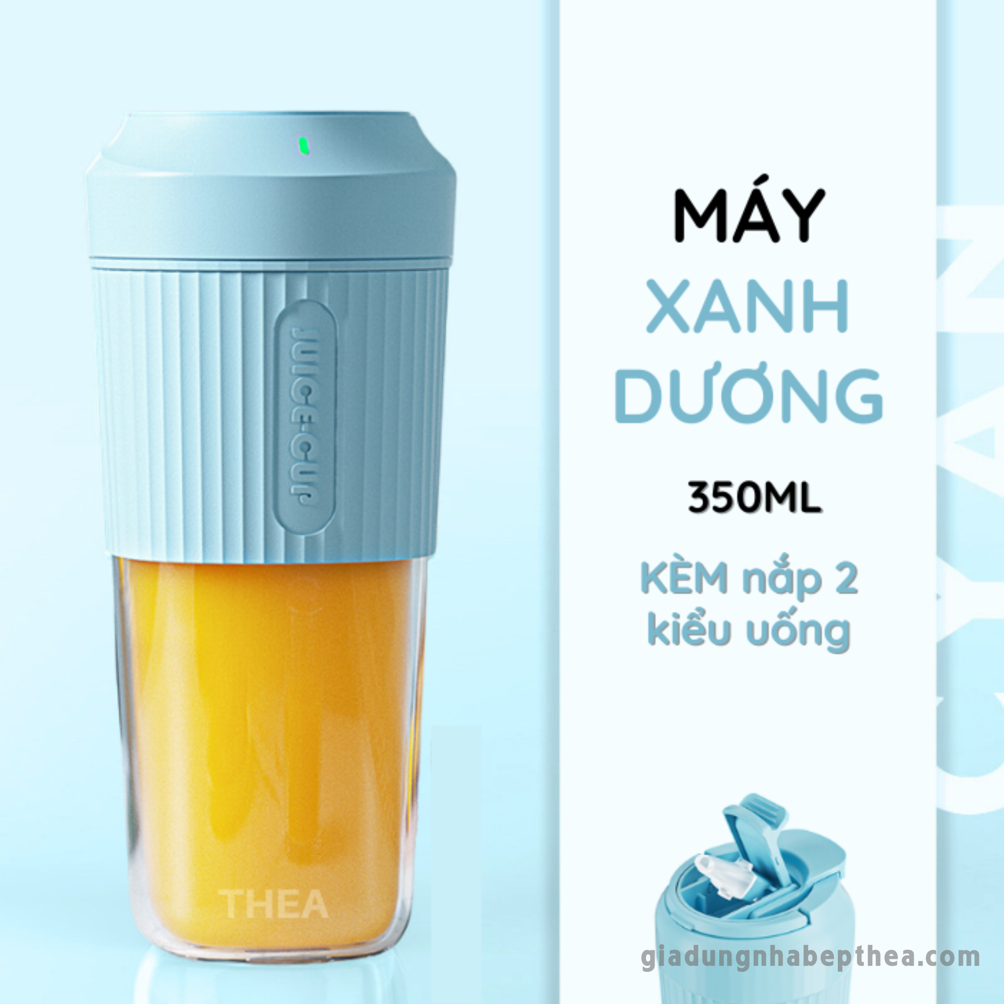 Máy xay sinh tố cầm tay đa năng, dễ dàng mang đi