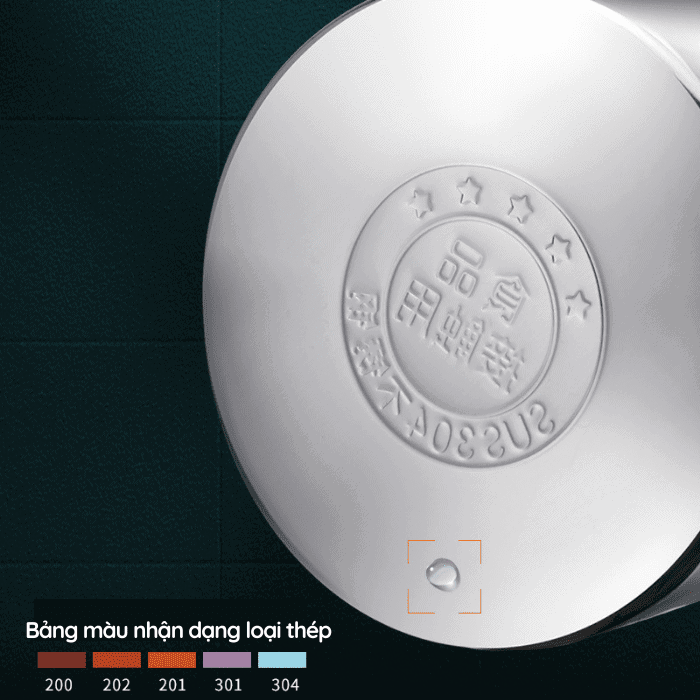 Nồi chiên inox ngập dầu mini bếp điện từ