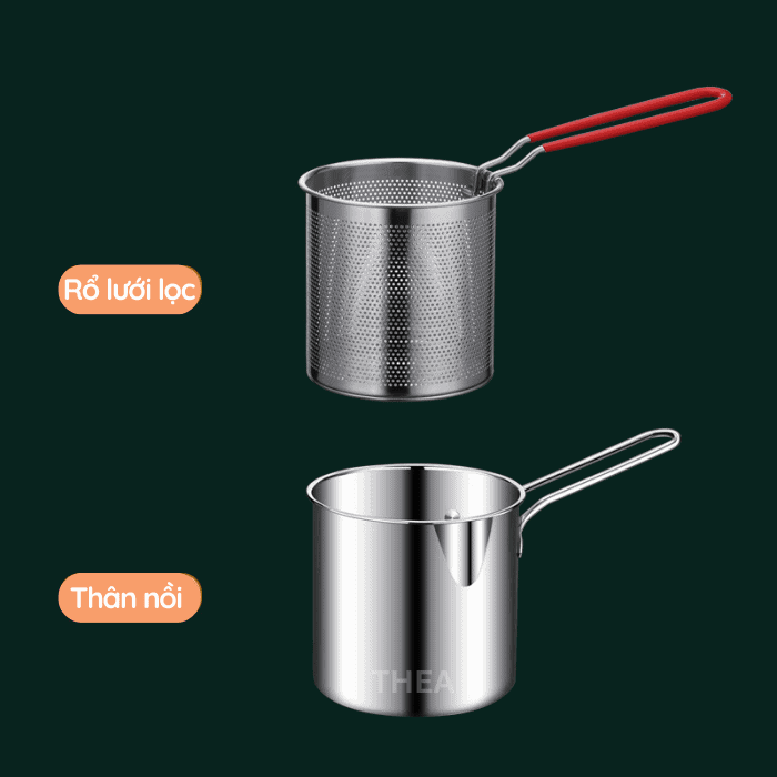 Nồi chiên ngập dầu mini gia đình