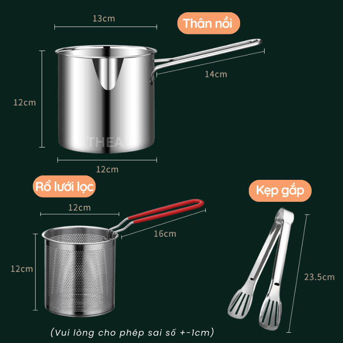 Nồi chiên ngập dầu mini gia đình